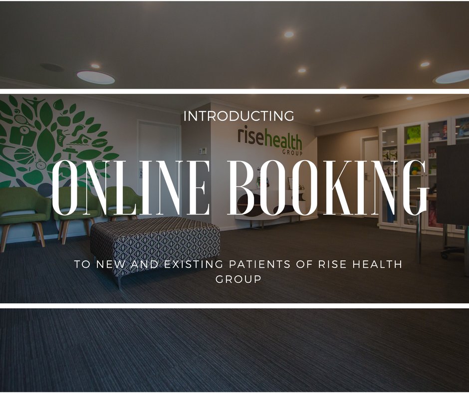 RiseHg's tweet image. Rise Health Group now does online bookings!!! Book your appointment today at risehealthgroup.com.au/bookings