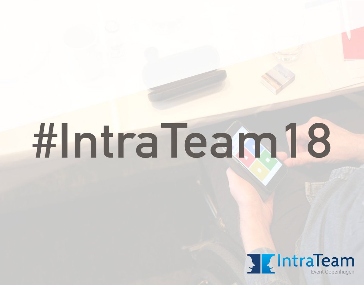IntraTeam's tweet photo. Did you know that IntraTeam Event 2018 has its own hashtag? Follow #IntraTeam18 to see all the related posts! #IntraTeam18 https://t.co/lrpBKdjz08
