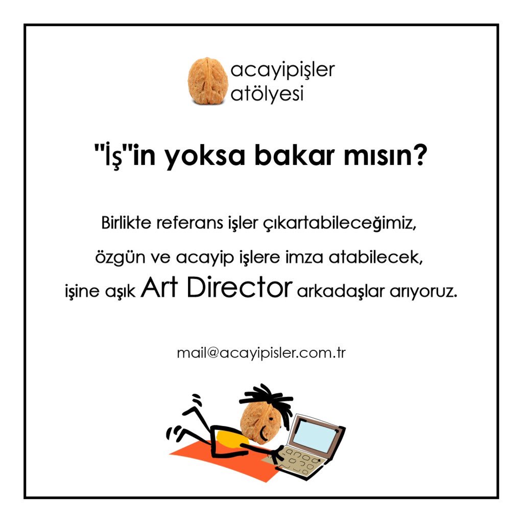 İş'in yoksa bakar mısınız?