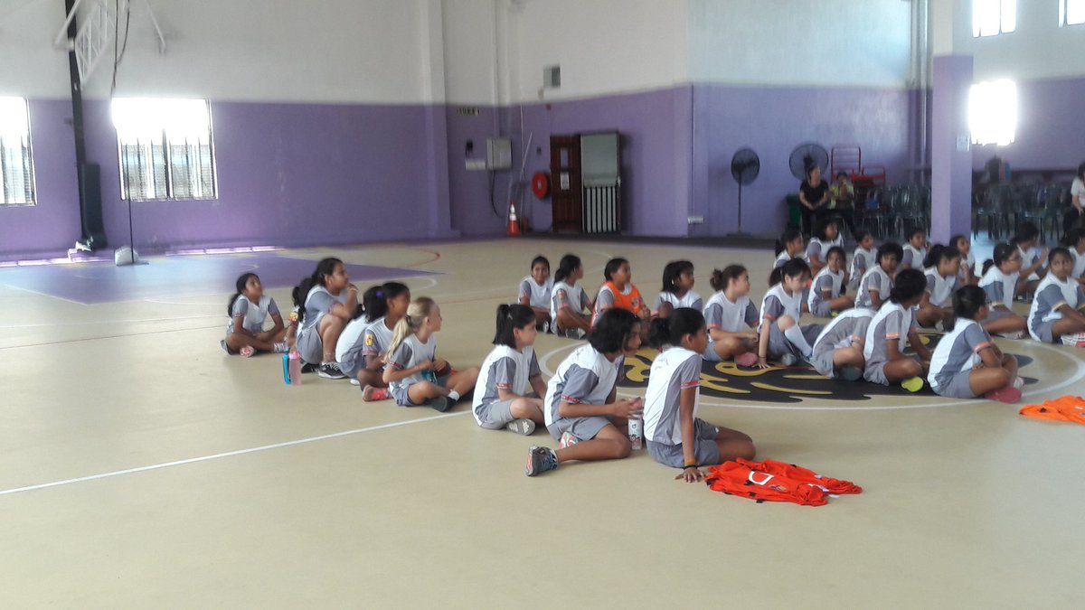 All set for Inter House netball! Go Unicorn!