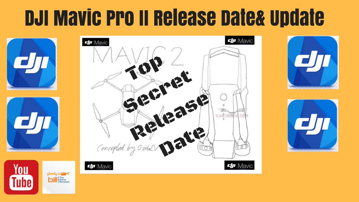 BillTechReviewR's tweet photo. DJI Mavic Pro 2 Release Date & Updates #drone #drones #DJI #MavicPro #MavicProII #MavicPro2
https://t.co/NHn6b0FqOQ https://t.co/fBPzM4HJNZ
