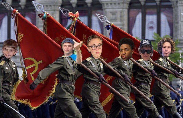 GlootinFree's tweet photo. Communism has never really succeeded until now. Come watch the red wave of Marxist principles win another raucous game of soccer against the unknown sophomore opponent. Gym at 12ish, be there or be a lame O. #UnitedAgainstGluten https://t.co/7x5mgwQBwe