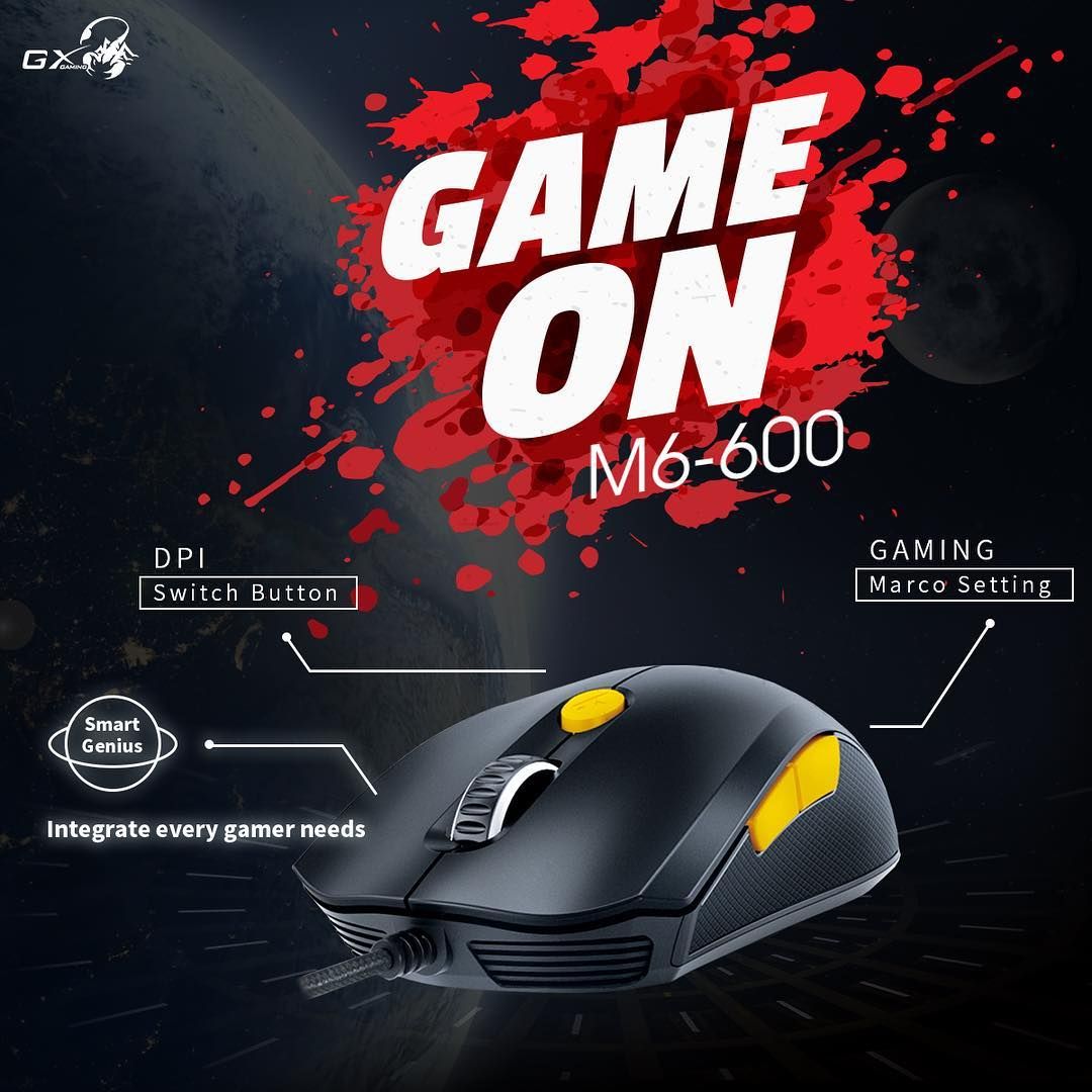vstecs's tweet photo. Game ON!
M6-600 with DPI switching &amp; Macro setting.⠀

#genius #geniusglobal #gxgaming #M6600 #CallOfDuty #lol #gamer #game #pcgame https://t.co/eSQZ6DKrwg