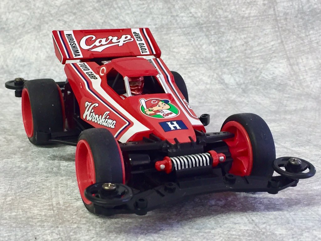 コラボ企画】5,000個限定生産『ミニ四駆 広島東洋カープ