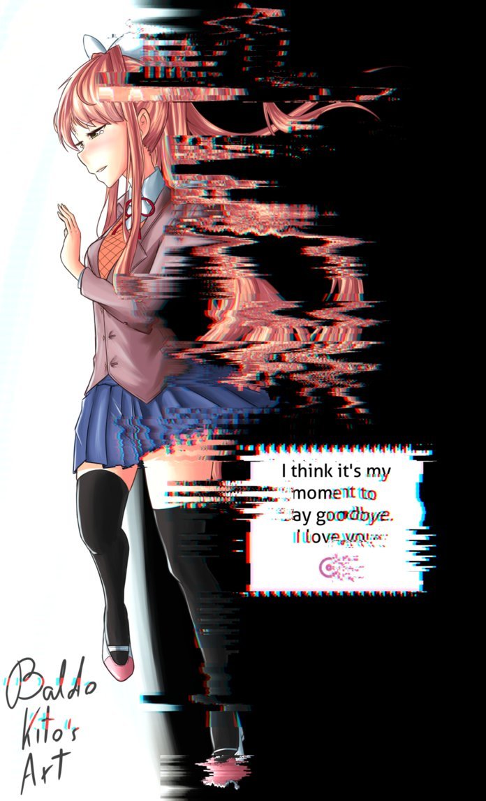 O Xrhsths Natsuki Sto Twitter Sad Fan Art Dokidoki Ddlc Monika Sayori Natsuki Yuri