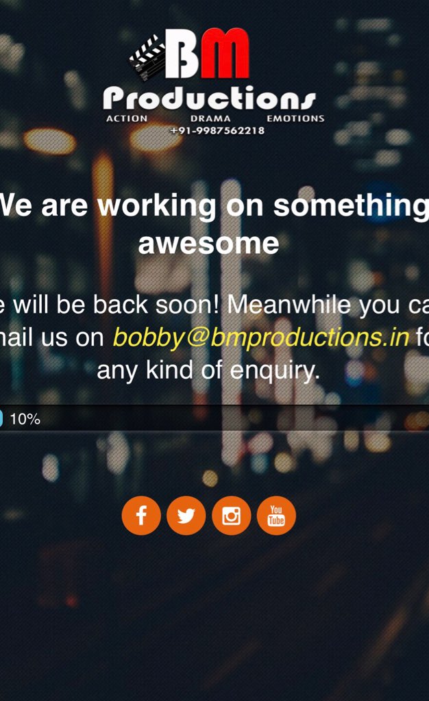 BobbyManhas's tweet photo. #finally #done 
#Officially #website #comingsoon 
https://t.co/bJNq0mwTtj
#anywork #enquiry - ✉️
bobby@bmproductions.in https://t.co/u458D5wPHu