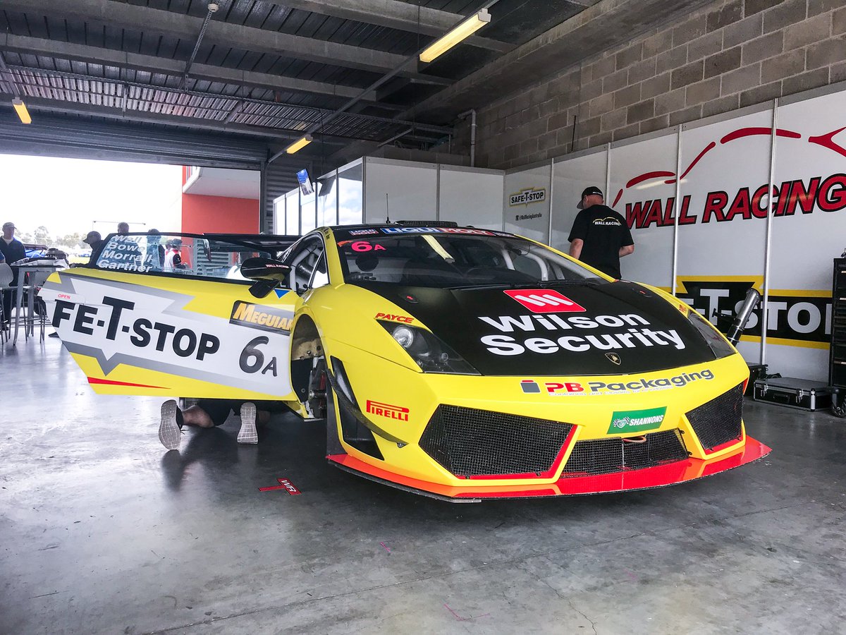 WALLRACINGAU's tweet image. Only 1 more sleep! On track tomorrow morning at 8:25am for Practice 1 #b12hr

@PAYCE_ @wsracing #safetstop @PorscheSydSth @CarpetCourtAus #feltex #Lamborghini #Porsche