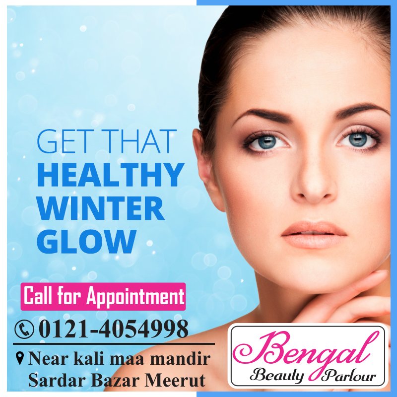 BrandsofMeerut's tweet photo. Get that healthy winter glow on your skin with #facial spa #treatments at #Bengal_beauty_parlour, the best #beauty salon in #Meerut offering #beauty_services at best prices. https://t.co/XuaJTWUibt