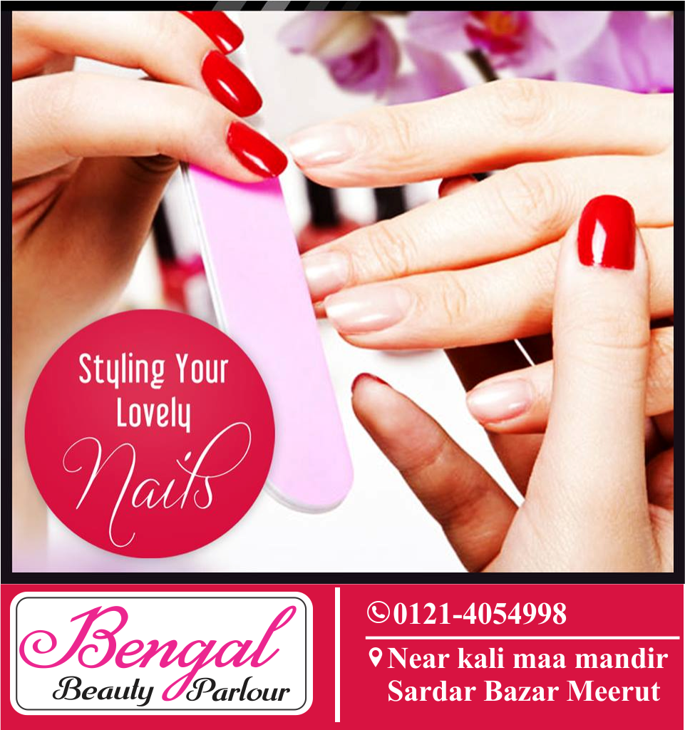 BrandsofMeerut's tweet photo. https://t.co/u2VHKn5DRq
#Style your lovely #nails through incredible #nail_salon experience with many choices of regular &amp; spa #manicure services at #Bengal_beauty_parlour.
☎️0121-4054998
Visit us at : Bengal beauty parlour , near kali maa mandir, sadar, Meerut. https://t.co/P0uMJzRP9O