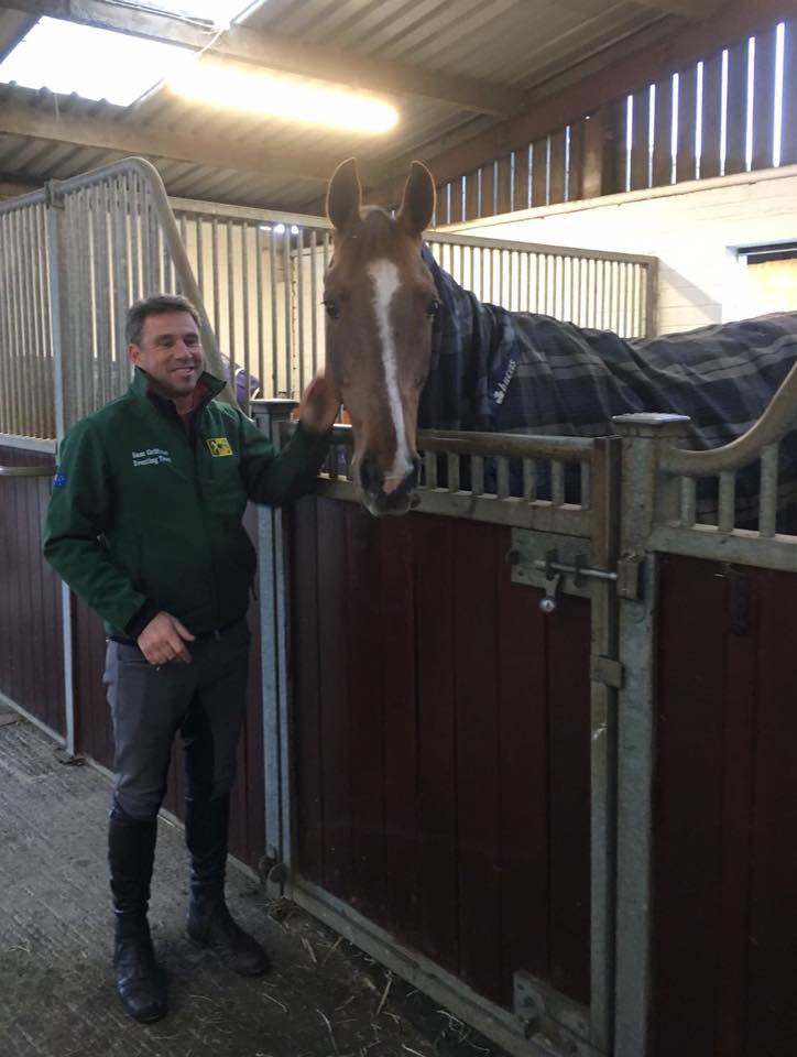 I am so excited that Billy Liffy has joined the team. Many thanks to Liv Craddock for producing him so beautifully. It's an exciting time for me and his new owners Claudia and Jonathan Rothermere