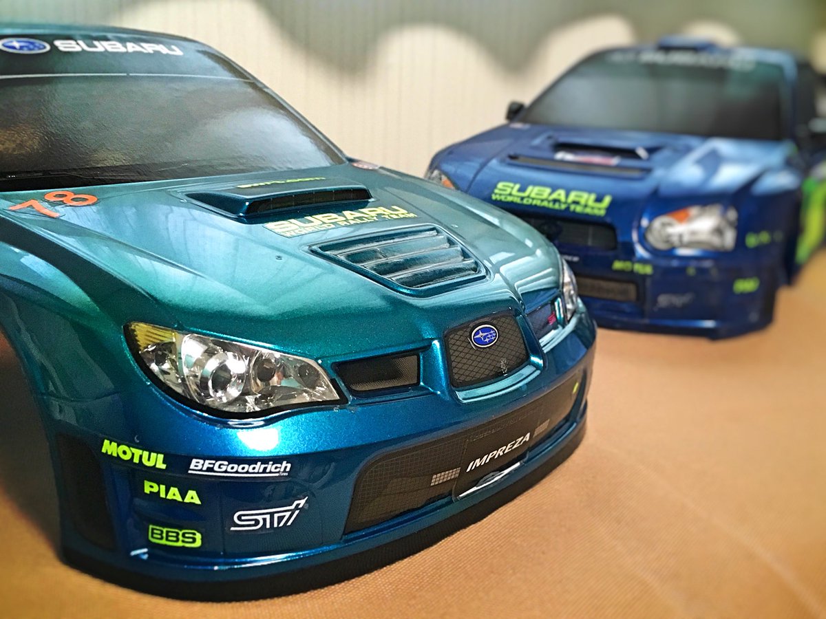 あれ？3日位前に息子に買ったインプレッサボディ 気づけばカッティング