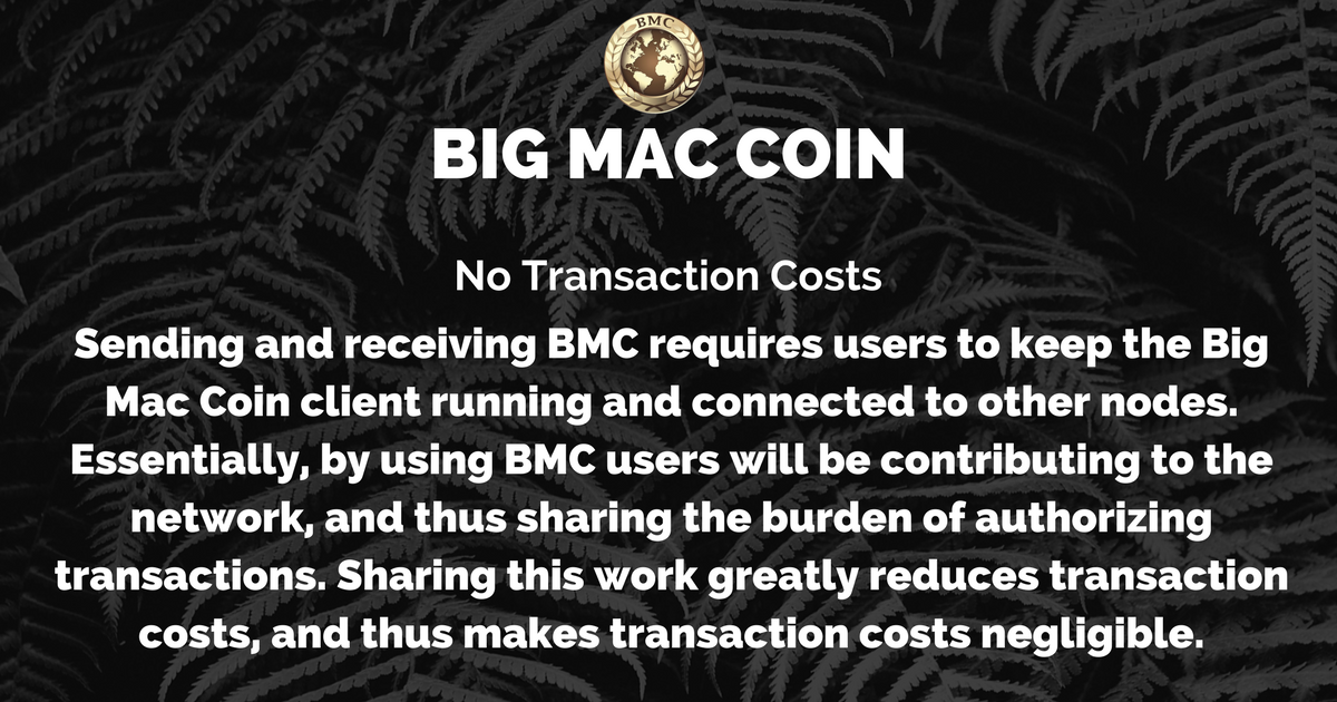 bmc_money's tweet photo. No Transaction Costs with Big Mac Coin🙂

https://t.co/MO53MsZYd3

#Budget2018 #RajasthanByPolls #BigMacCoin #BMC #cryptocurrency #Crypto #CryptocurrencyNews #Blockchain #ThursdayThoughts https://t.co/aDzFH9X11t