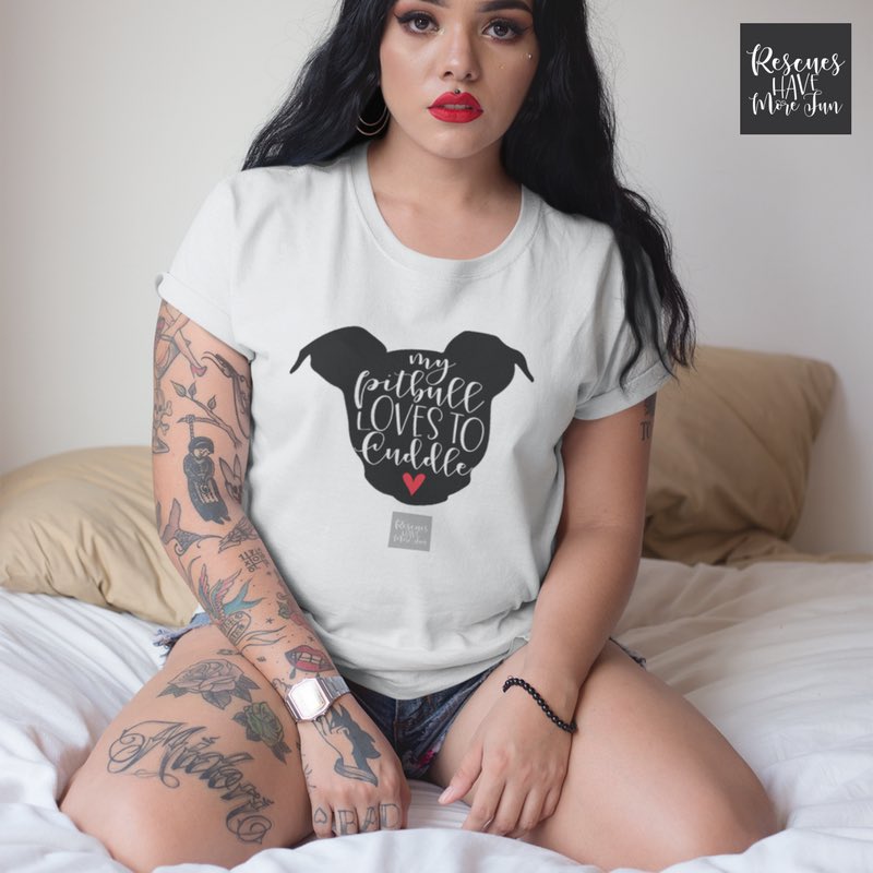 rhmfonline's tweet photo. SHOP: “My Pitbull Loves to cuddle” t-shirt from https://t.co/06dsvetKZb
#Pitbulls #BSL #tshirt #fashionblogger #advocacywewear https://t.co/NYDsZm4DsR