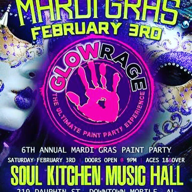 Mobile, AL! I'll be coming to throw down at Soul Kitchen this Saturday night! Hope to see all my bassheads come out! #GetNOXIOUS #Glowrage #EDM