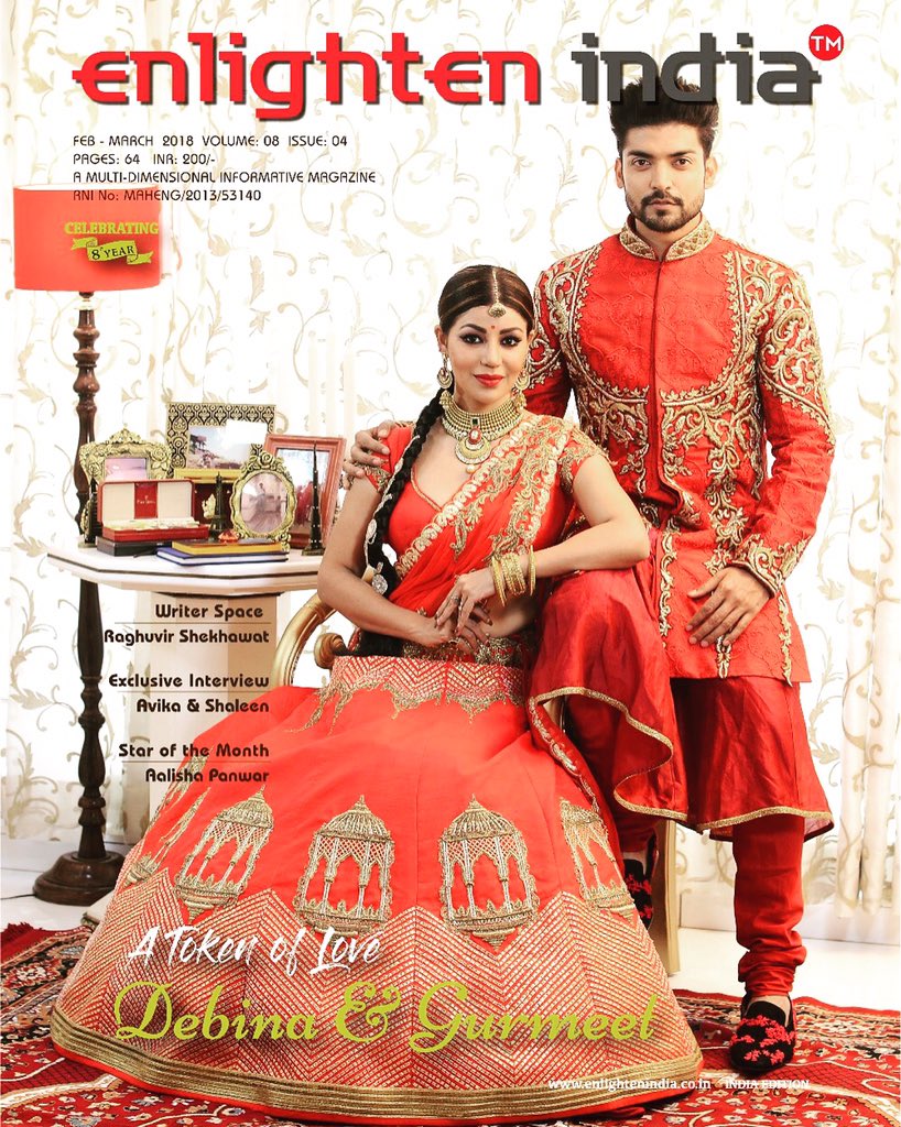 gurruchoudhary's tweet photo. Celebrating the month of love.  @abhyudaya02
February - @enlighten_india_magazine welcomes "Month of Love" with the enamored couple @imdebina  @dharmishthadagia
@dharmishthasdiary 
Photographer - @ajnartstudio

Stylist - @ruchikajalan https://t.co/5pcROLMFfN