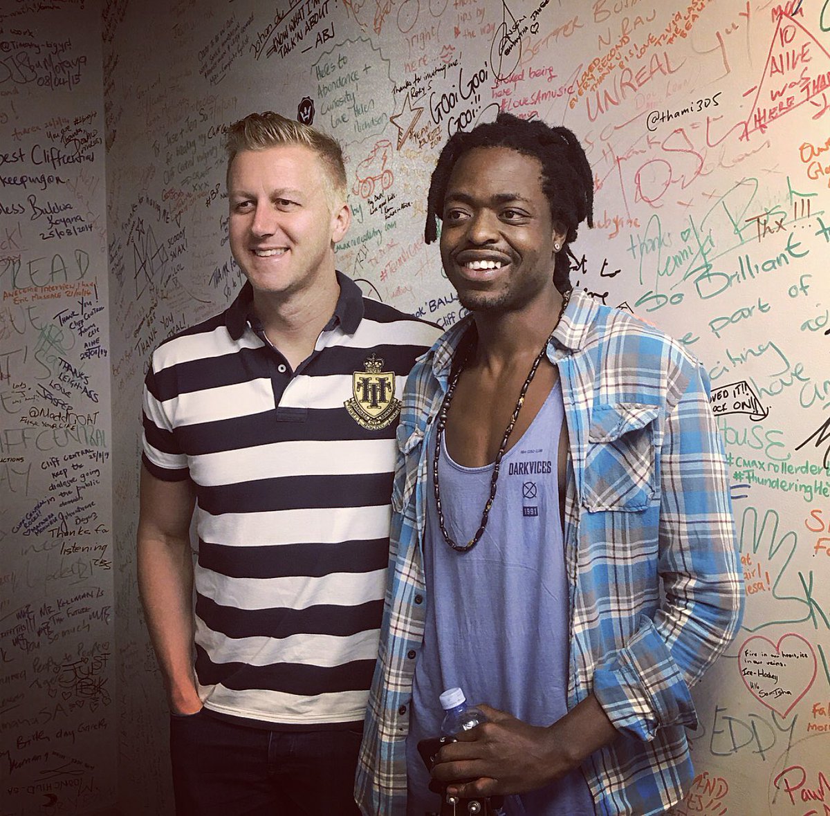 Popped into @cliffcentralcom with <a href="/cyruskayknight/">Cyrus Kay Knight</a> . A beautiful story &amp; talent - thank you for the opportunity <a href="/GarethCliff/">Gareth Cliff</a> 👊🏽💯🎤 #RevolveTalent