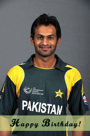 Happy birthday Shoaib Malik !!! :D 