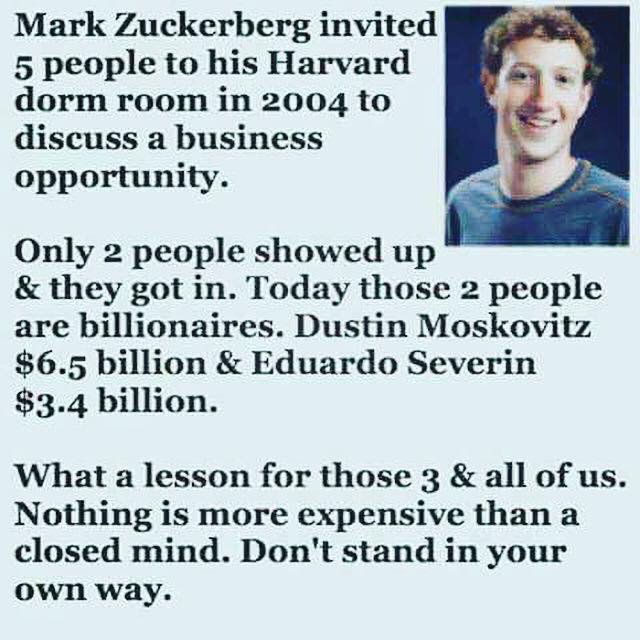 Keep your eyes open to opportunities and always be willing to have an open mind.
#success #winning #opportunities #networking  #timefreedom