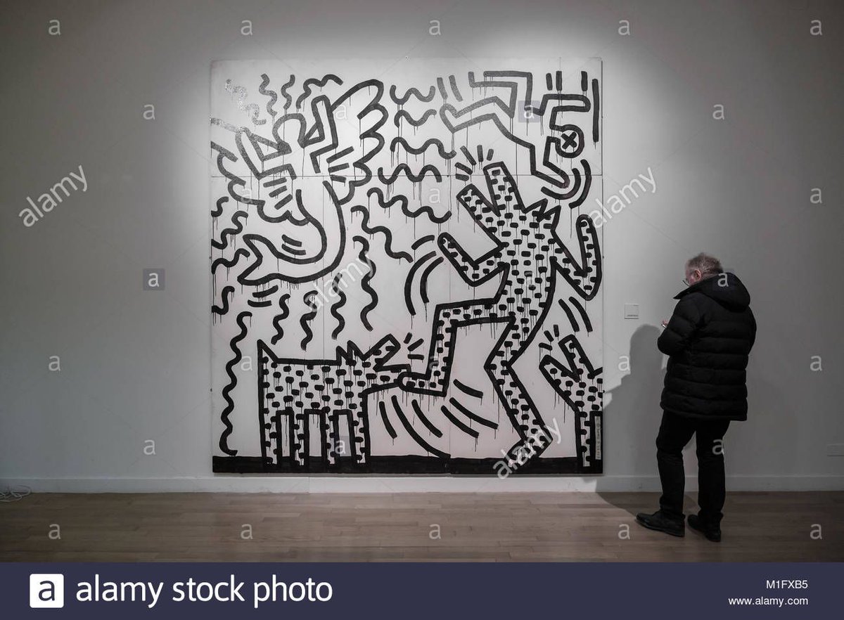 A general view of atmosphere during the "Party of life. Keith Haring, a vision" Exhibition Preview at National Art Gallery of #Bologna Photo by  <a href="/maxdonati/">Max Donati</a>  <a href="/KeithHaringFdn/">Keith Haring Foundation</a>  <a href="/PinacotecaBO/">Pinacoteca Bologna</a> buff.ly/2DTfu5X