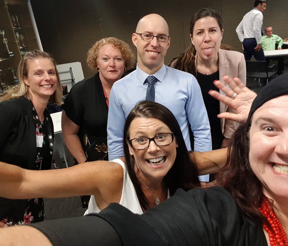 DebraAnders0n's tweet image. &quot;The Dream Team&quot; playing up to the camera as we take a well deserved break during our #debt brainstorming session at the @ato_gov_au office in Sydney today. 
#workingtogether #fixstuff #smallbiz #dreamteam #lovemywork #sillyfaces