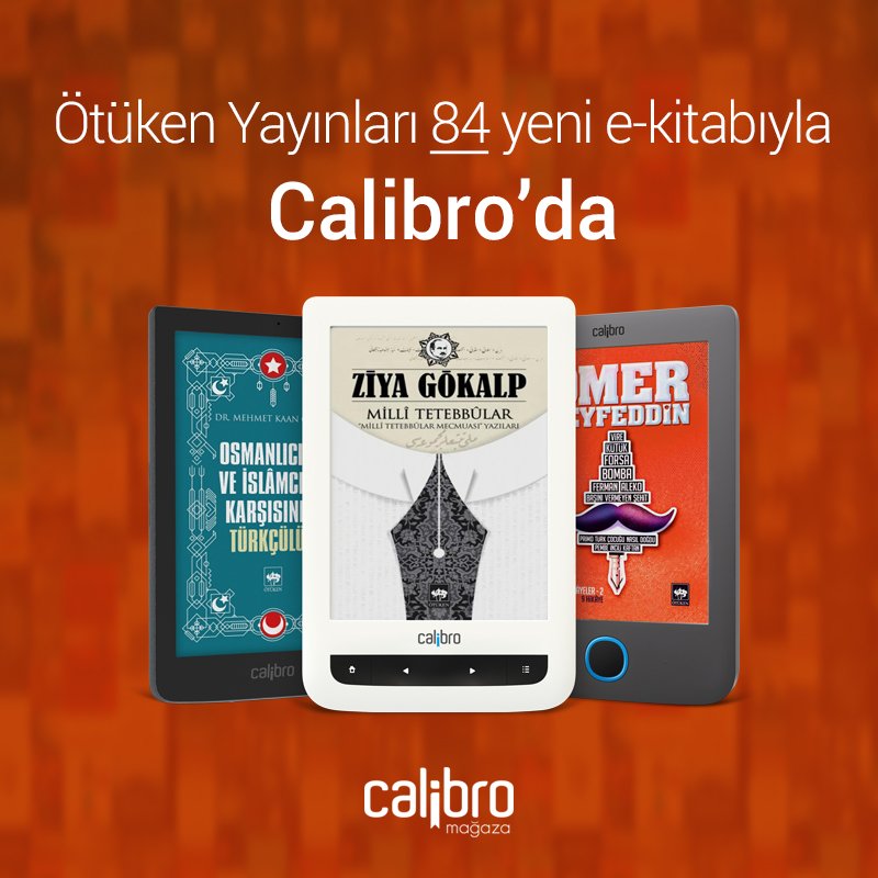 Ötüken Yayınları 84 yeni e-kitabıyla Calibro'da <a href="/otukennesriyat/">Ötüken Neşriyat</a> store.calibro.com/yayinci/otuken…