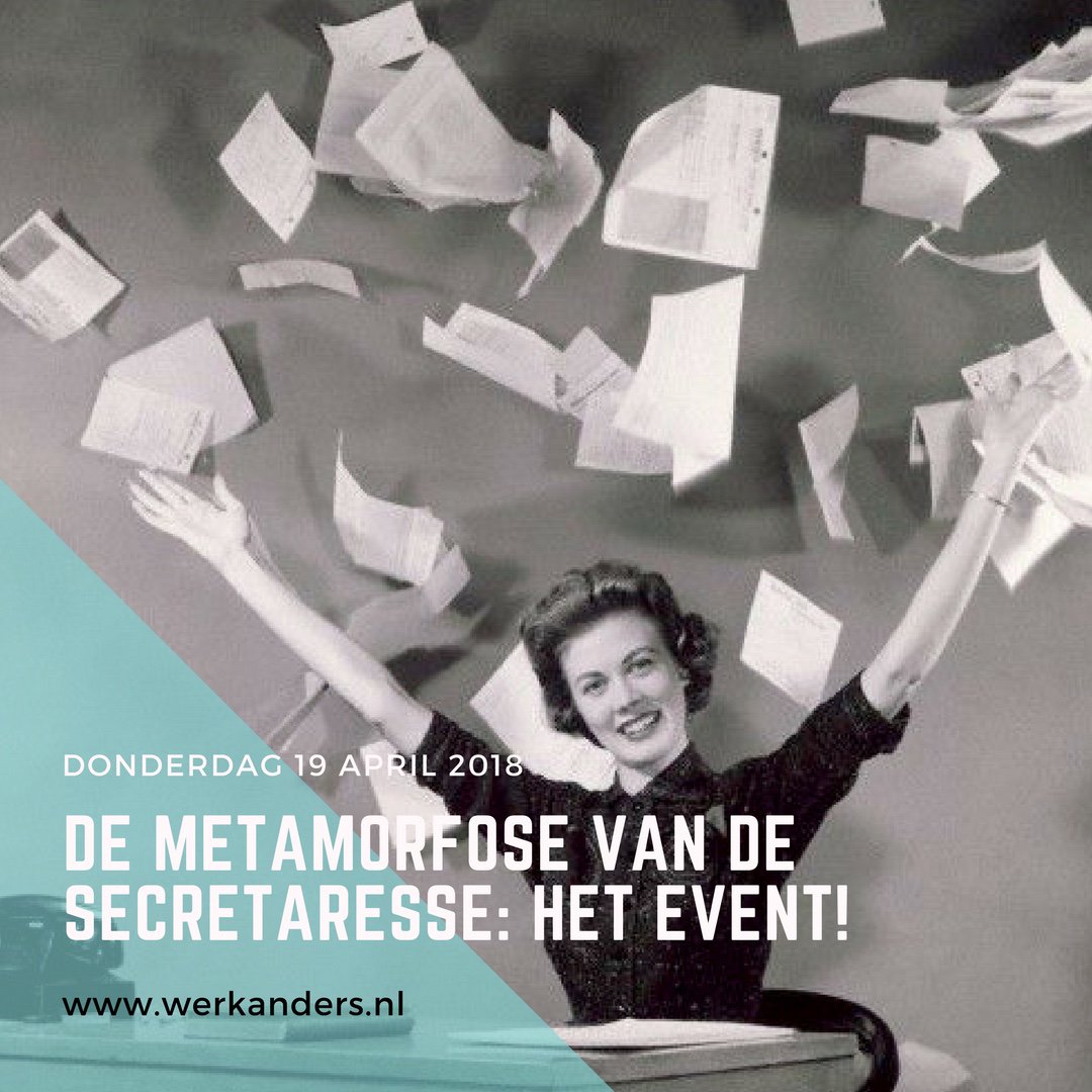 mariekevennik's tweet image. Ben jij #secretaresse, #managementassistente, #officemanager? 
Dan is dit #event speciaal voor jou! Waardevolle #workshops over oa de veranderingen in het vak &amp;amp; hoe je gelukkig kunt zijn én blijven in je #werk. Lees snel verder: bit.ly/2ntYHuS #secretaressedag2018