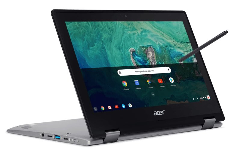 AcerFrance's tweet photo. “Polyvalent, complet et à petit prix” Découvrez le chromebook #Spin11 par @twandroid https://t.co/Ok7BdXGWWq disponibilité 👉🏻avril 2018 https://t.co/6q6BARSsVT