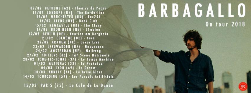 Barbagallo is back! New album, EU tour and Paris release party 15th March @Cafedeladanse 😍
Event: facebook.com/events/1924868…
New single 'L'Échappée' Barbagallo.lnk.to/Lechappee