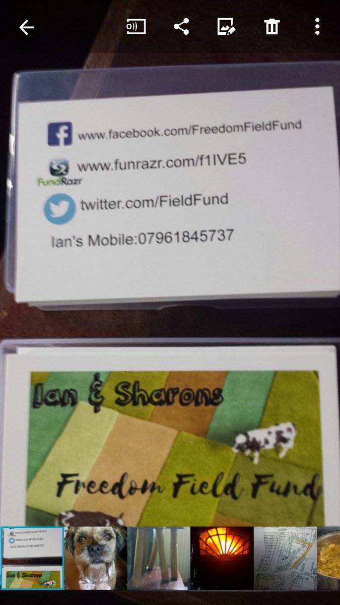 FieldFund's tweet photo. We had some cards printed with the links to the field fund pages https://t.co/Smlm7yqxxW