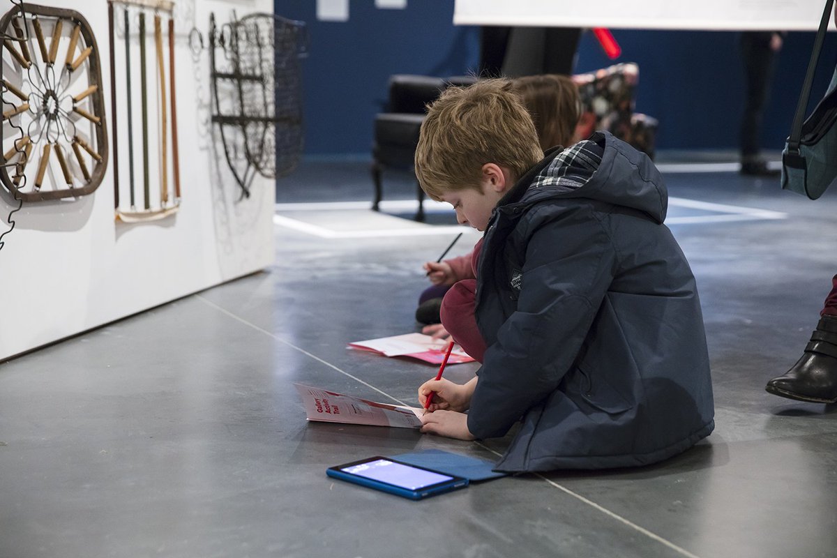 Our current Main Gallery exhibition 'Upholstery: Evolution to Revolution' is fun for the whole #family! 

Get the kids involved with one of our #Activity #Trails, interact with our #materials section &amp; even pump up one of our #upholstery exhibits! 

#nccd #sensory #exhibitions
