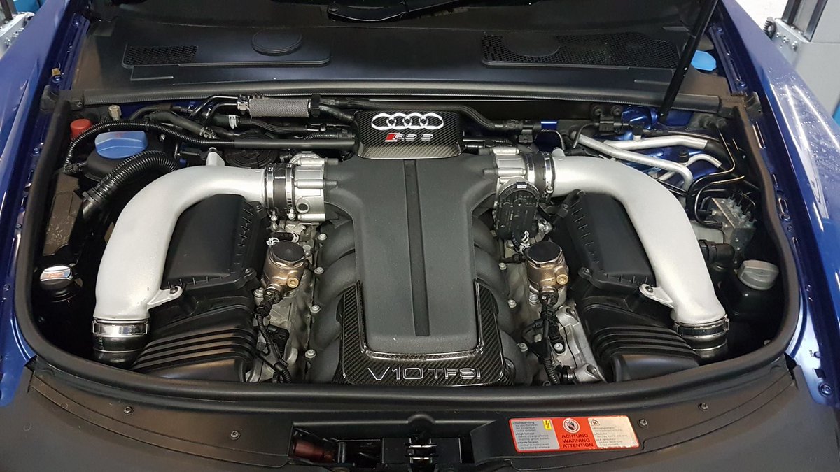Massive power - 750BHP Audi RS6 tuned by #MRCTuning. In the workshop with us for diagnostics and repairs. #tuning #horsepower