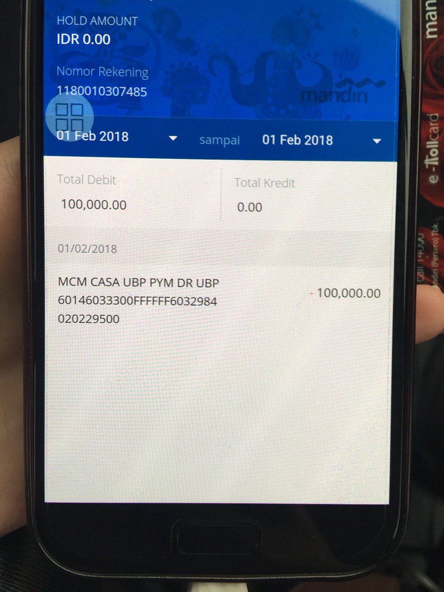 Mandiri Care On Twitter Mandiri Debit Tks Alex End