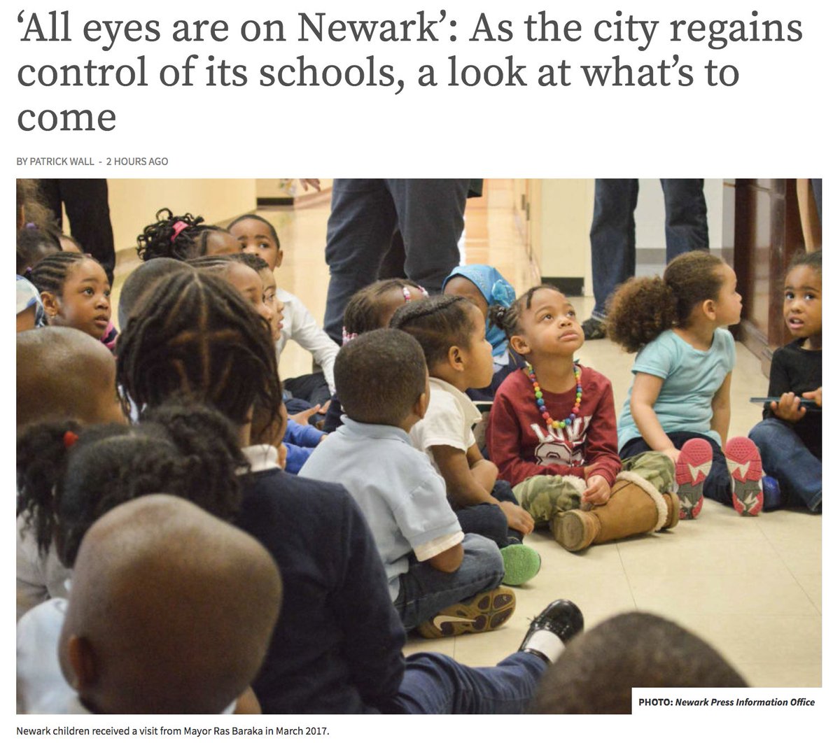 LindseyMcDougle's tweet photo. ‘All eyes are on #NewarkNJ’: As the city regains control of its schools, a look at what’s to come https://t.co/a4xezx2MG6 … #Newark #NwkDev #PublicSchool #PublicEducation #TeachersMatter #Education #TeachTheBabies https://t.co/QfipWipaAC