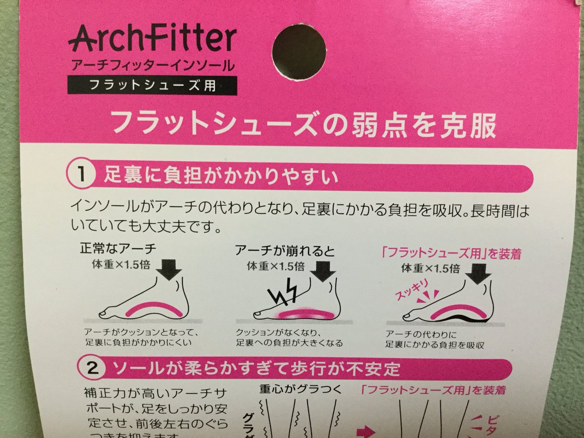 雑貨奥様 ただいま ずぶ濡れで帰宅しました 実は昨年末から立ち仕事で左足の裏 土踏まず がものすごく痛くて 退社時に足を引きずるように帰宅していました 先日 東急ハンズ のシューフィッターの方に勧められたインソールが劇的に効果を発揮し痛み