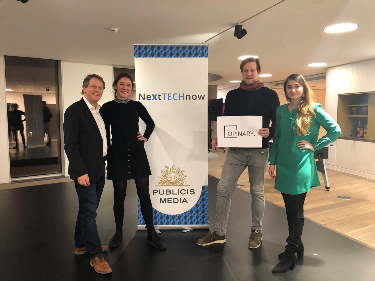 jimkite_PM's tweet image. #NextTECHnow @PublicisMedia is happy to announce this years #TechFactor winner is @opinary Thank you @BlendMedia_360 @StoryStreamUK @spott and @Admo_tv for making our 4th such event the best yet.