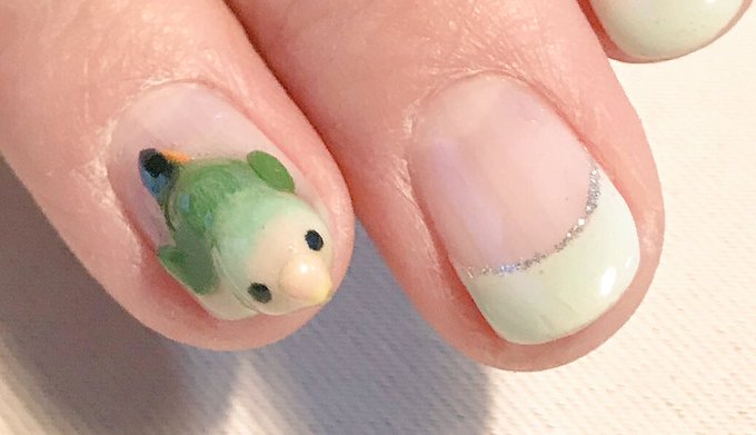 鳥ネイルのtwitterイラスト検索結果