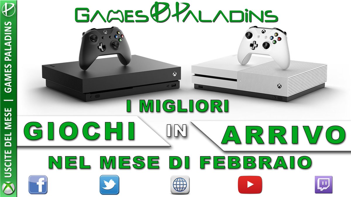 GamesPaladinsIT's tweet photo. #XboxOne - I #migliori #giochi in arrivo a Febbraio 2018
https://t.co/cSFlDj4vDZ
#Xbox #Best #Games #DLC #News #BestGames #1Febbraio
#Indie #Indiegames #Indiegame #eSport
#UFC3 #kingdomcomedeliverance #metalgearsurvive #SwordArtOnline #StartSelect #Codici #GiftCard #XboxLiveGold https://t.co/FVjaJO56O6