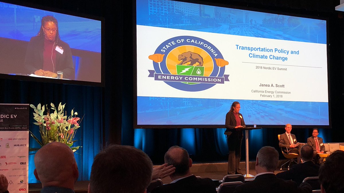 ElectrifyBW's tweet photo. Weiter geht es mit einem Blick nach Amerika, genauer Kalifornien. Janea A. Scott, Commissioner
California Energy Commission. Wachstum und CO2-Emissionen reduzieren sind kein Widerspruch – das hat Kalifornien eindrucksvoll bewiesen. #NordicEVS #under2mou @UmweltBW https://t.co/bqPcy6xzc1