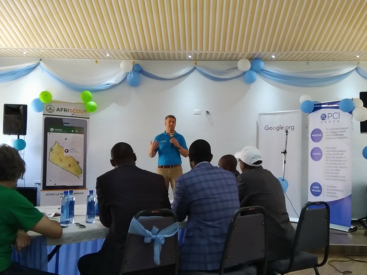 iHub's tweet photo. Chris-VP strategic Initiatives @PCIGlobal shares the origins of #Afriscout pastoralists had a dilemma and needed a tool #shepherdseyeinthesky This app was made by pastoralists for pastoralists! https://t.co/Hlh9oUwryn