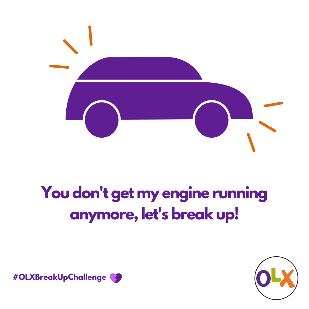 jijing_team's tweet photo. Your Car has been parked for months – looked at but never taken for a ride. #BreakUp with it & sell it on OLX!
Post a link to your ad on https://t.co/DRK9sfx7yq here to stand a chance to win a FREE Top Ad to boost your ad! #OLXBreakUpChallenge #Valentine https://t.co/RAcBiYc9xC