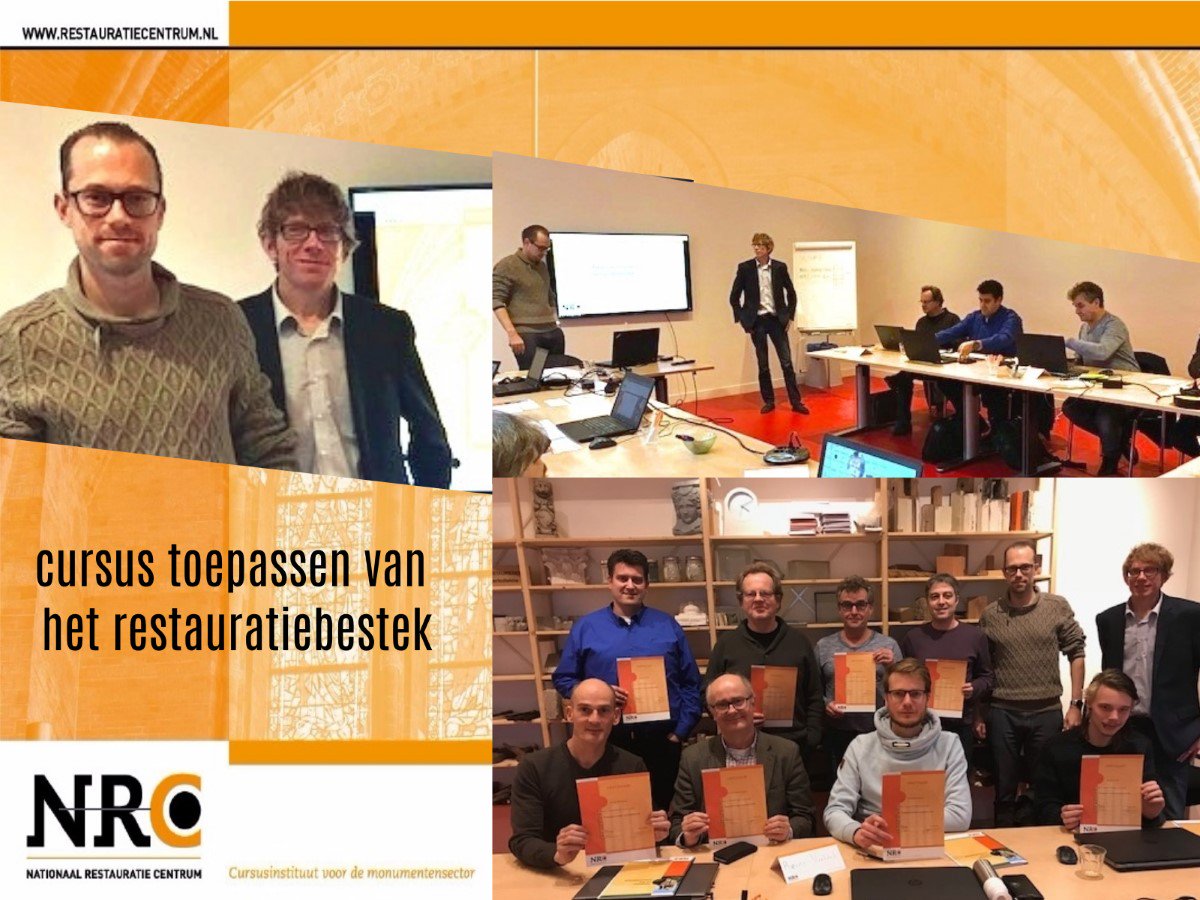 restauratiecntr's tweet photo. Benieuwd naar de ervaringen van de eerste cursusdag Toepassen Restauratiebestek? Lees de blog via onze nieuwsbrief. Je kunt gelijk aanmelden voor de cursussen in maart en april. En vergeet niet onze open avond van 8 maart as. in je agenda te zetten: https://t.co/cZYj6ozBo8 https://t.co/RuMe4QkBOs