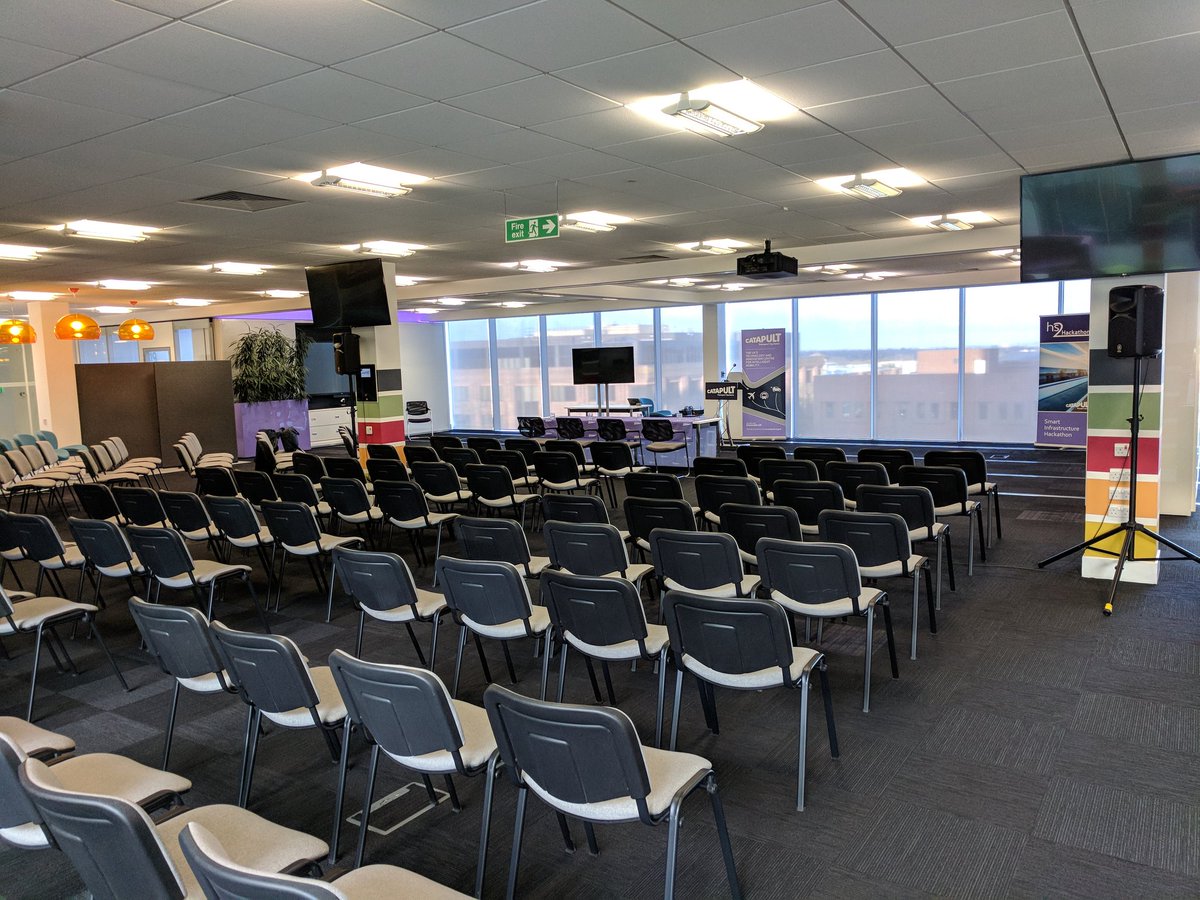 MapMan_v1's tweet photo. Game on! @HS2ltd @TSCatapult #HS2Hackathon https://t.co/bBEBLumF9M