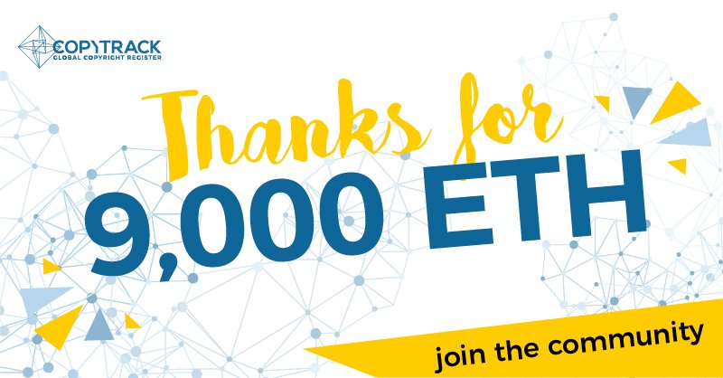 concensum_org's tweet image. We’ve just raised over 9,000 ETH. Thank you for trusting in our project. We are excited to bring digital right managements to the blockchain! 🙏

Public sale live until February 9 23:59:59 UTC: copytrack.io