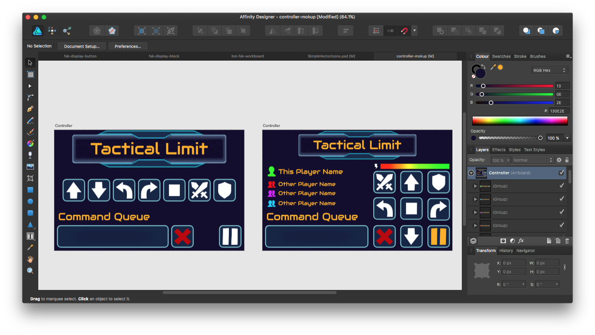 BurningNeuronIO's tweet photo. Just starting to experiment with controller layout for #TacticalLimit 😀
#indiegamedev #rts https://t.co/9ddxwU7E6Q