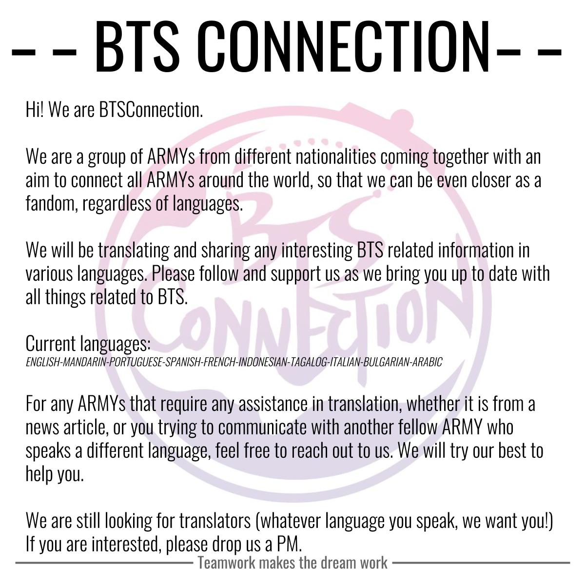 Bts Connection On Twitter Hi We Are Btsconnection We Are A Group Of Bts Connection On Twitter Hi We Are Btsconnection We Are A Group Of