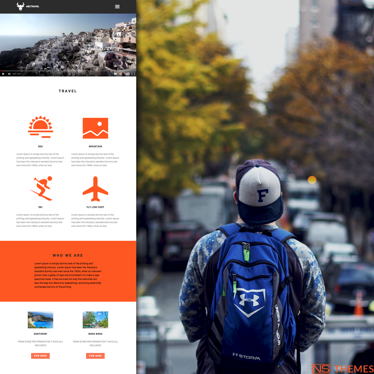 NsThemes's tweet photo. Here's one of our HTML themes. AbcTravel is a clear, responsive and fully customizable HTML template you can use for travel agencies.
✅Download it for Free now. https://t.co/YveSMpfZn7 https://t.co/gnbx4OEaOt