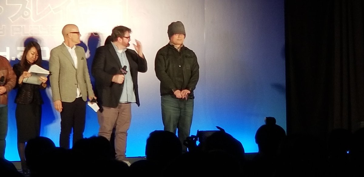 川原先生とレディプレーヤーワン原作アーネストクラインさんが隣同士に!!
#レディプレ　#accel_world