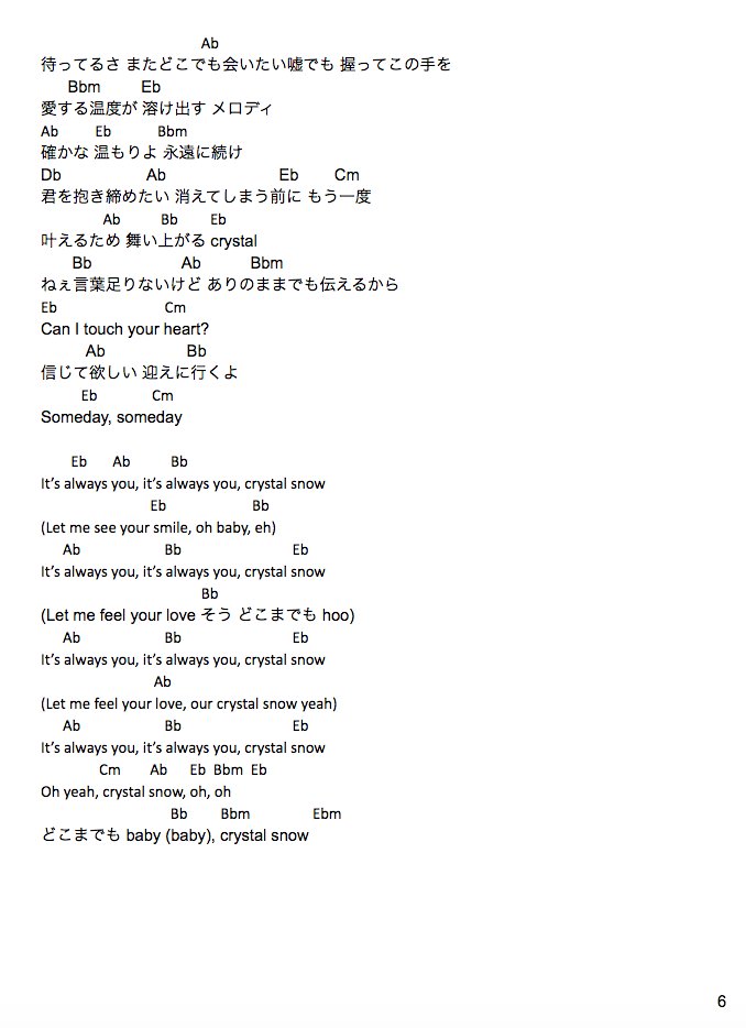 LadyLauren on Twitter "Crystal Snow BTS Ukulele Tutorial