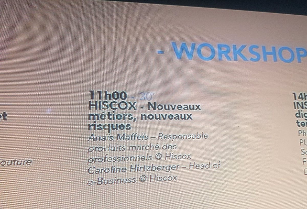 aixing0's tweet photo. Intervention de @CHirtzberger et Anaïs Maffeïs ce matin  à la #maddyKeynote #MK2018 cc @Hiscox_Fr #CitéduFutur https://t.co/vzgqHS3Mv5