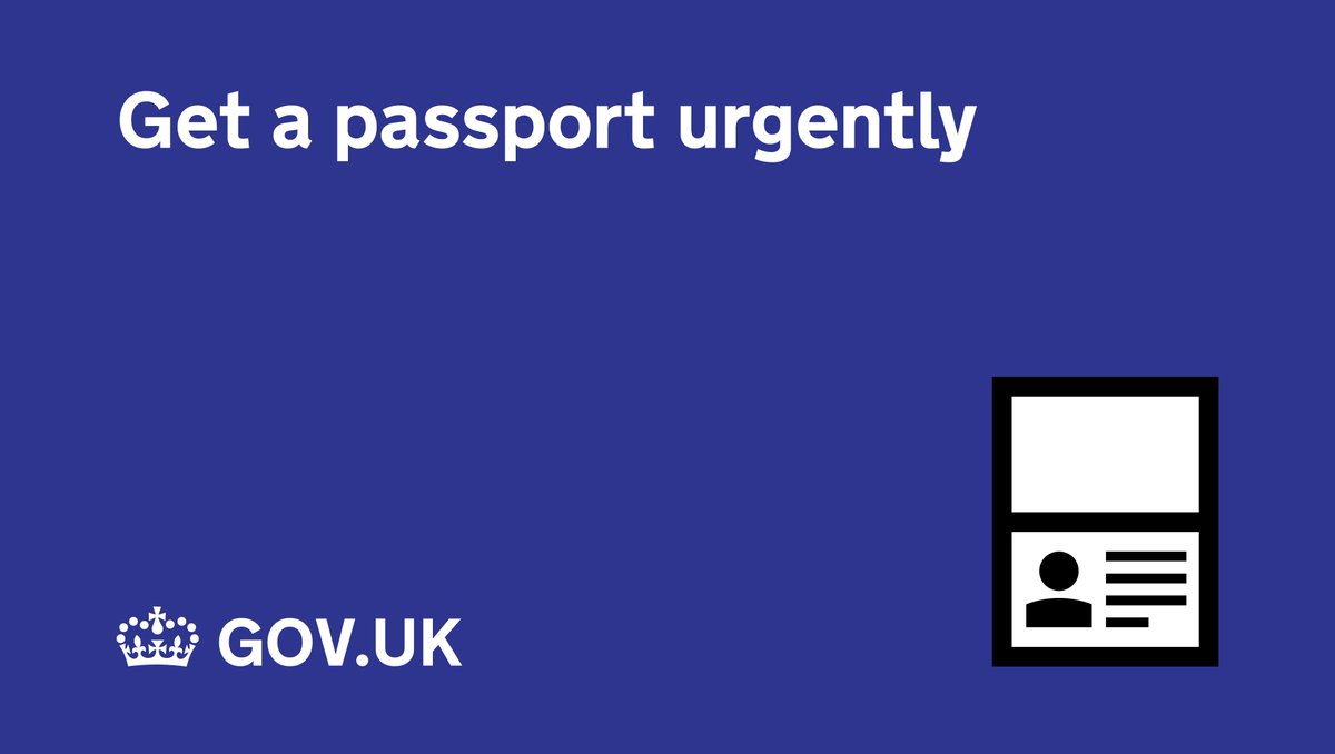 Get a passport urgently